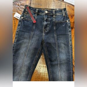 Rock & Roll Denim Women’s 24x28 High Rise Extra Stretch Skinny Jeans New